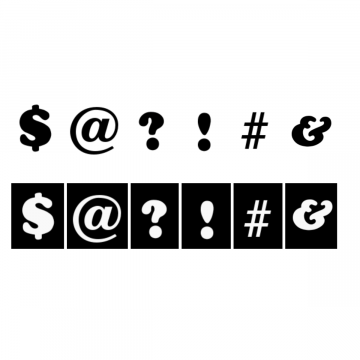 Special Characters Template Set